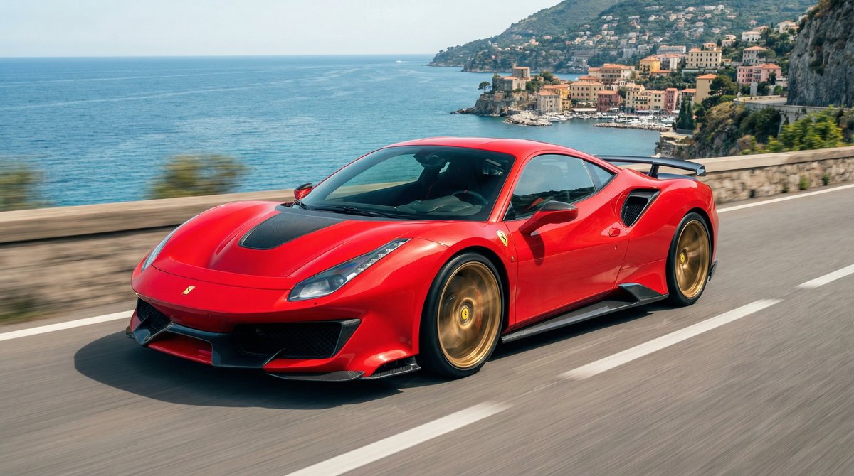 海角跑车视频社区 - 法拉利488改装