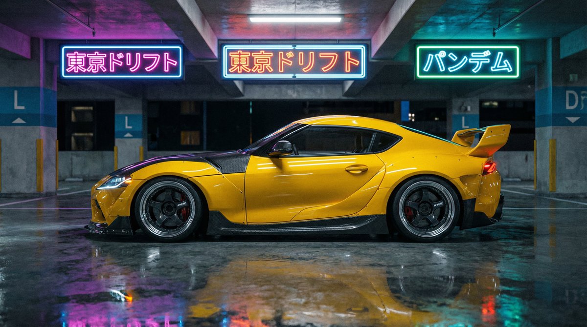 海角JDM改装视频 - Supra宽体改装